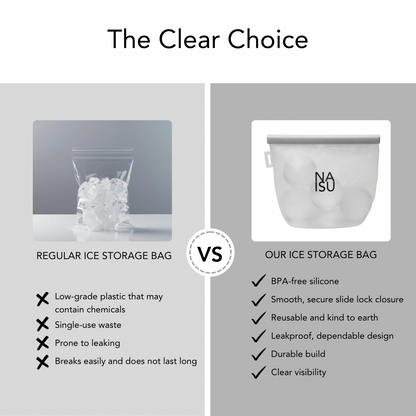 NAISU Silicone Clear Ice Bag