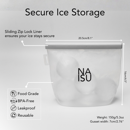 NAISU Silicone Clear Ice Bag