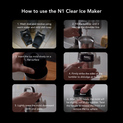 NAISU N1 Sphere - 65mm Clear Ice Maker